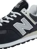 New Balance 574 Wildleder Trainer, Schwarz 42 EU Produktbild-Vorschau 8