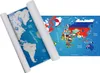 Rubbel-Weltkarte mit Länderflaggen Produktbild-Vorschau 1