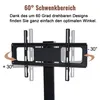 TV-Schrank Braun 116x42x125 cm mit schwarzem Hartglas, Produktbild-Vorschau 11
