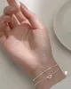 Armband Damen silberfarben mit Herz – filigraner Produktbild-Vorschau 6