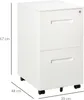 Vinsetto Rollcontainer Aktenschrank mit 2 Schubladen Produktbild-Vorschau 3