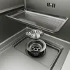 SONNI Breite Seite quadratisches Spülbecken 70 x 45 x 24,5 Produktbild-Vorschau 14