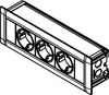Evoline, sistema de montaje "Frame-Dock", regleta de Vista previa de la imagen del producto 3