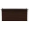 vidaXL Lit surélevé de jardin brun 100 x 40 x 45 cm Acier Voir les images du produit 4