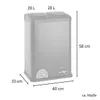 SVITA TC2X20 Seau de cuisine 40litres Capacité 2x20litres Voir les images du produit 6