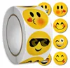 EDIBAZZAR | Adesivi emoji colorati in rotolo 500 pz. Anteprima dell’immagine prodotto 1