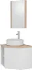 Mobile lavabo angolare + lavabo + rubinetto + mobiletto Anteprima dell’immagine prodotto 2