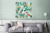 MuchoWow® Poster Sommer - Flora - Muster 75x75 cm - Wand Produktbild-Vorschau 5