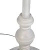 Ländliche Stehlampe Grau mit Weißem Plisseeschirm Classico Produktbild-Vorschau 7