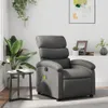 vidaXL Massagesessel Grau Kunstleder Produktbild-Vorschau 2