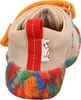 Close-up view of the heel and back of a child's shoe. Produktbild-Vorschau