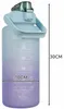 Trizand 24496 Motivations-Trinkflasche 2000 ml, violettblau Produktbild-Vorschau 3