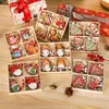 Holz Weihnachten Anhänger - 24 Stück (6cm), Niedlicher Produktbild-Vorschau 2