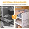 Schubladenbox 4er Set Stapelbare Kleiderschrank Organizer Produktbild-Vorschau 7