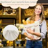 4 Stück Brottüten Leinen,Brottasche aus Baumwolle zum Produktbild-Vorschau 4