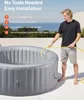 Vasca da bagno gonfiabile VEVOR per 4-6 persone (208 x 66 Anteprima dell’immagine prodotto 6