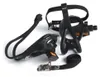 Pedale stradale XLC PD-R01 con tallone e cinghia, nero Anteprima dell’immagine prodotto 3