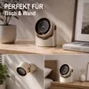Stolní a nástěnný ventilátor, barva krémová, 5 rychlostí | Náhled obrázku produktu 10