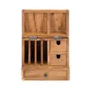 BÜRO ORGANIZER "CASE" | Mahagoni Holz, 48 cm | Tisch Produktbild-Vorschau 2