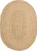 Jute Mrcarpet Tapis Ovale Naturel 240 x 340cm Voir les images du produit 2