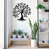 Wallity, accessoire mural décoratif en métal, noir, 60 x 60 Voir les images du produit 1