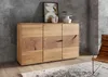 Sideboard mit Holztüren 150cm "Belfast" Wildeiche massiv Produktbild-Vorschau 1