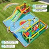 COSTWAY: Castello gonfiabile, parco acquatico con 2 Anteprima dell’immagine prodotto 6