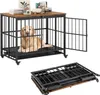 COSTWAY 97x64x75 cm klec pro psy, skládací, bouda pro psy s Náhled obrázku produktu 1