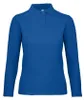 B&C ID.001 Polo da donna, maniche lunghe FK115 (L) (blu) Anteprima dell’immagine prodotto 1