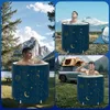 Tragbare Klappbadewanne für Erwachsene Ideal für Camping, Produktbild-Vorschau 6