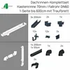 Dachrinne Kastenrinne 70mm | Gartenhaus Carport Flachdach Produktbild-Vorschau 3