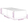 Bettgestell Weiß 90x200 cm Kunstleder Produktbild-Vorschau 9