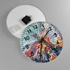 Wanduhr - Rund - Glasuhr - Vogel Natur Farbe - 30x30cm - Produktbild-Vorschau 2