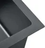 vidaXL Lavello da cucina a mano in acciaio inox nero Anteprima dell’immagine prodotto 11