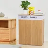 Mondeer Panier à linge en bambou avec 2 compartiments 100 Voir les images du produit 10