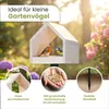 PATKAR Vogelhaus Futterhaus für Vögel mit Ständer aus Produktbild-Vorschau 5