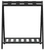 vidaXL Věšák na zavazadla Black 68x38x58 cm Bamboo Náhled obrázku produktu 3