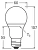 3 x žárovka Osram LED A60 8,5W = 60W E27 matná 806lm Náhled obrázku produktu 5