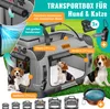 LOVPET® Hundebox Hundetransportbox faltbar Inkl.Hundenapf Produktbild-Vorschau 2