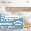 Daunenkissen 80x80 cm 3-Kammerkissen Kopfkissen Kissen Produktbild-Vorschau 3