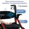 Składany i lekki wózek inwalidzki ELONEO 2w1 z siedziskiem, Podgląd zdjęcia produktu 2