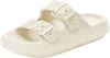 ASKSA Uni Hausschuhe Super Weich Sandalen mit Schnalle Produktbild-Vorschau 2