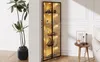 LED Eckvitrine 160x62x35 cm Glasvitrine mit Beleuchtung Produktbild-Vorschau 15