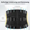 Rückenbandage, Bandscheiben-Gürtel, Lendenwirbelstütze, mit Produktbild-Vorschau 4