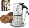 Lion Home Espressokocher aus Glas & Edelstahl für 6 Tassen, Produktbild-Vorschau 6