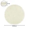 WohnDirect Runde Badematte Florenz Creme Ø 56 cm Produktbild-Vorschau 2
