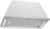 A kitchen range hood shown from a slightly angled front view, with its underside and internal components visible. Náhľad obrázku produktu