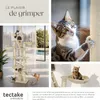 Arbre à chat HANSI 260 cm - beige/blanc Voir les images du produit 7
