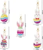 5 Stück 5D Diamond Painting Anhänger Set Ostern Diamond Produktbild-Vorschau 2
