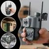 Outdoor Wifi Ptz Ip Kamera Dual Lens 2x4MP Auto Tracking Produktbild-Vorschau 2